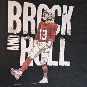 San Francisco 49ers Brock Purdy #13 Adult 2XL Tshirt NFL Football Black Graphic